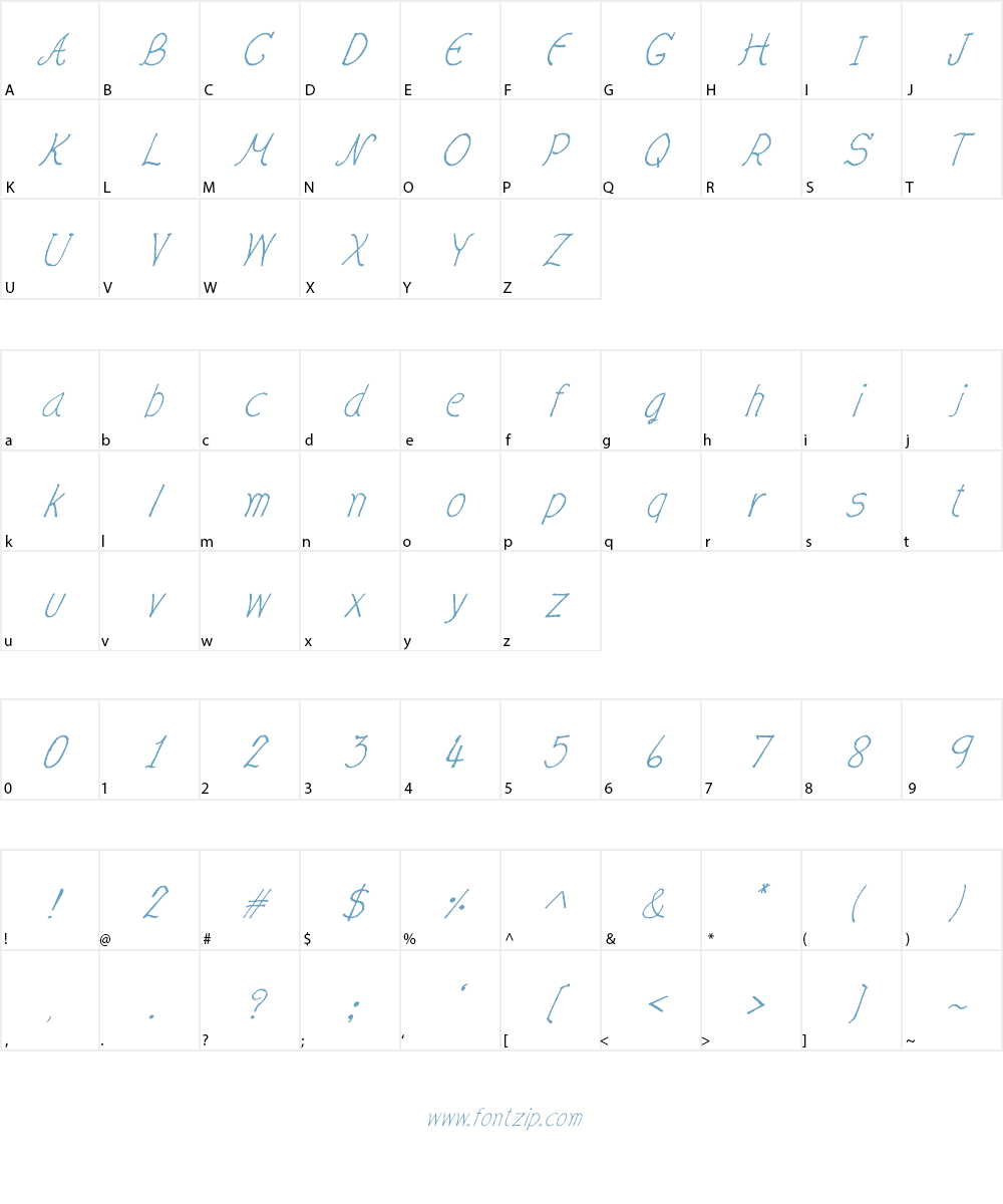 CRU-Nonthawat-Hand-Written Ital Font Character